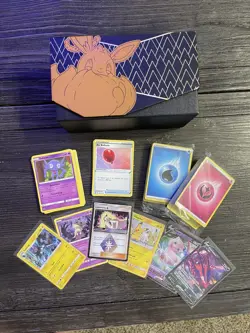 Pokemon 100 Bulk Lot! Holo/Rare/V/VMAX Guaranteed W/EMPTY ETB *Read Description* - Image 1