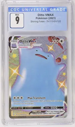 Ditto VMAX SV119/SV122 Shining Fates: Shiny Vault Holo - CGC 9 MINT [BLUE LABEL] - Image 1