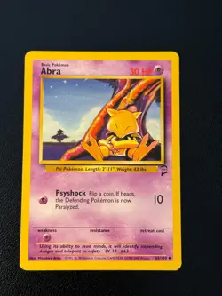 Abra 65/130 Pokemon Base Set 2 - Image 1