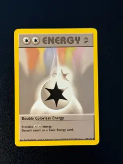 Double Colorless Energy 124/130 Pokemon Base Set 2 - Image 1