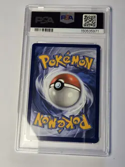 2025 POKEMON DESTINED RIVALS POKEMON CENTER ETB TEAM ROCKET'S WOBBUFFET PSA 9 - Image 2