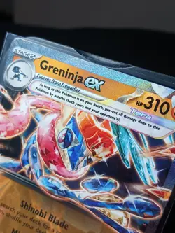 Pokemon Greninja ex (Metal)(Gamestop Exclusive) Rare Full Art 106/167 EN - Image 2