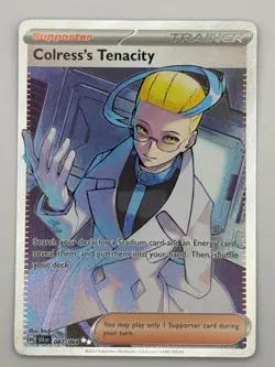 COLRESS'S TENACITY 087/064 ULTRA RARE SHROUDED FABLE POKEMON NM/M - Image 1
