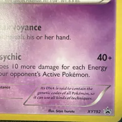 The Pokemon Company Mew XY Promo Holo XY192 English 70 HP Pokemon TCG - Image 4