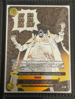 Zehahahahaha! Manga Event Alt Art OP16-116 Alt Art One Piece TCG English IN-HAND - Image 1