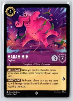Madam Mim #44/204 Shimmering Skies Disney Lorcana - Image 1