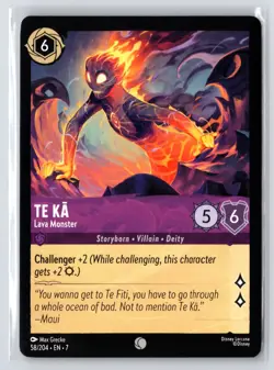 Te Ka #58/204 Archazia's Island Disney Lorcana - Image 1