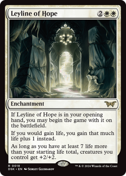 Leyline of Hope (REGULAR) x1 - MTG Duskmourn: House of Horror DSK #18 - Image 1