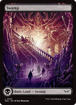 Swamp (REGULAR) x1 - MTG Duskmourn: House of Horror DSK #274 - Image 1