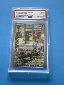 2023 Charmander 44 Black Star Promo Pokemon SV: Obsidian Flames PSA 10 GEM MINT - Image 1