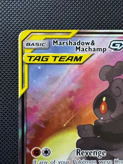 Marshadow & Machamp GX (199/214) Unbroken Bonds Tag Team Alt Art Pokemon Card - Image 2
