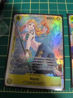 Nami EB03-053 - NM SR Foil TCG One Piece Extra Booster 3 - Image 1