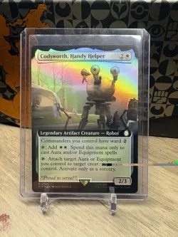 MTG Codsworth, Handy Helper Foil | Universes Beyond : Fallout - Image 1