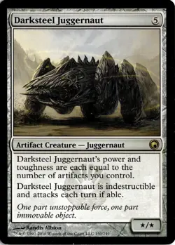 Darksteel Juggernaut 150 Magic: The Gathering Scars of Mirrodin Rare NM - Image 1