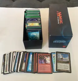 Magic the gathering collection. MTG yard sale find. includes some foil and rares - Image 1
