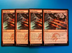 MTG 4x Wild Slash # 118 Fate Reforged Modern Magic the Gathering x4 LP - Image 1