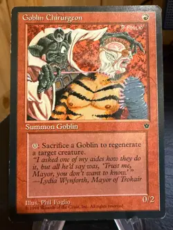 MTG Magic the Gathering Fallen Empires Goblin Chirurgeon 324 - Image 1
