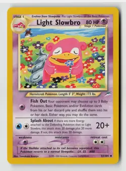 Pokemon - Light Slowbro - 051/105 Neo Destiny - Uncommon - NM - Image 1
