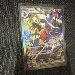 Pokemon TCG Cynthia's Garchomp ex SV10 232/182 Secret Rare Full Art Holo EN - Image 2