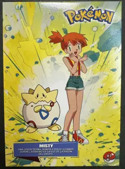 TOGEPI X MISTY - POKEMON JOHTO CARDS TOP POKEDEX CARD ART - Image 1