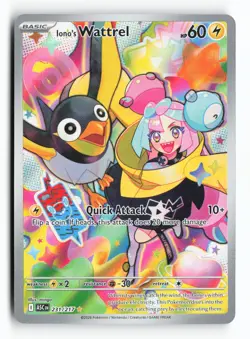 Iono's Wattrel 231/217 ME: Ascended Heroes Holo Illustration Rare Pokemon TCG NM - Image 1