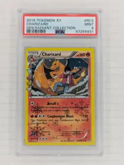 2016 Pokemon XY Charizard Gen Radiant Collection RC5 PSA 9 MINT - Image 4