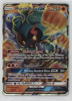 Marshadow GX Pokemon Sun & Moon Burning Shadows #80 - Image 1