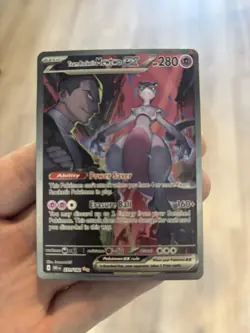 Team Rocket's Mewtwo ex 231/182 SIR Destined Rivals Pokemon Card NM/M - Image 1