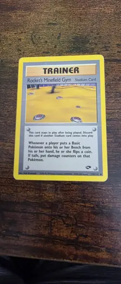 Rocket's Minefield Gym 119/132 Uncommon Gym Challenge Pokemon Moderately Played - Image 1