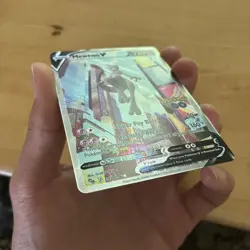 RARE holographic Mewtwo V (Alternate Full Art) 072/078 Pokemon GO Holo NM/M - Image 2