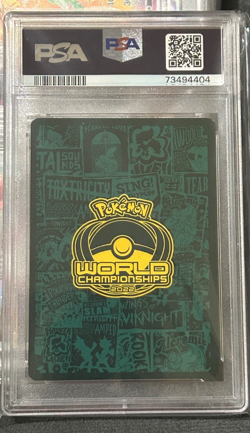 2023 Pokemon 2022 World Championships Deck ADP ARCEUS V #122 PSA 10 - Image 2