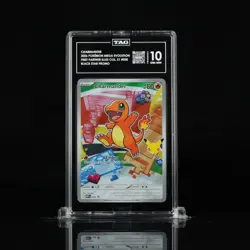 2026 Pokemon Charmander First Partner Black Star Promo ME #038 TAG 10 GEM MINT - Image 1