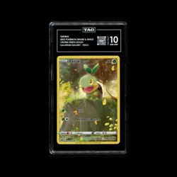 Turtwig Full Art Ultra Rare GG31/GG70 TAG 10 GEM MT - 2023 Pokemon Crown Zenith - Image 1