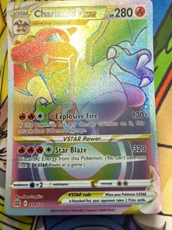 Charizard VSTAR (Secret) 174/172 Brilliant Stars Holo Pokemon - Image 1