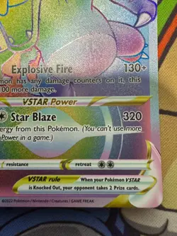Charizard VSTAR (Secret) 174/172 Brilliant Stars Holo Pokemon - Image 3