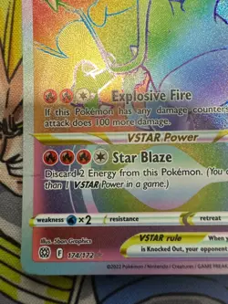 Charizard VSTAR (Secret) 174/172 Brilliant Stars Holo Pokemon - Image 4