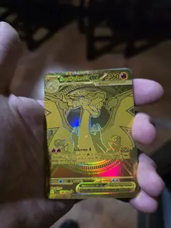 2025 Pokemon Phantasmal Flames Mega Charizard X ex Hyper Rare #130/094 - Image 1