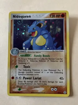 Pokemon Nidoqueen 9/112 EX FireRed & LeafGreen Holofoil Rare MP-LP - Image 1