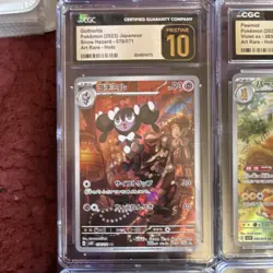 CGC Pristine 10 Japanese Pokemon Holo Art Rare Lot 6 Gothorita Pawmot Ivysaur - Image 2