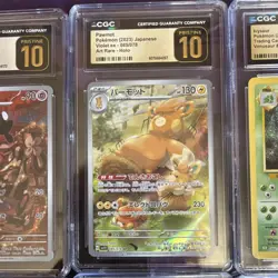 CGC Pristine 10 Japanese Pokemon Holo Art Rare Lot 6 Gothorita Pawmot Ivysaur - Image 3