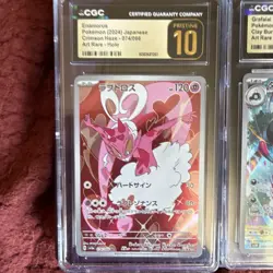 CGC Pristine 10 Japanese Pokemon Holo Art Rare Lot 6 Gothorita Pawmot Ivysaur - Image 5