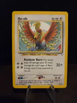 Pokemon TCG Ho-oh 18/64 Neo Revelation Rare 🌟WOTC🌟 - Image 1
