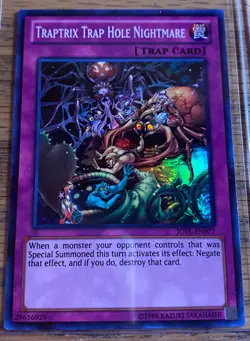 Traptrix Trap Hole Nightmare - JOTL-EN077 - Super Rare - Unlimited Edition LP - Image 1