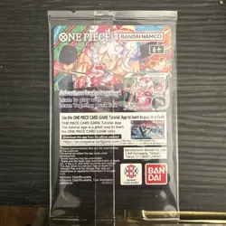 One Piece Monkey D Luffy College Basketball Promo Card Sealed Rutgers - Image 2