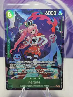 Perona Alternate Art OP14-033 The Azure Sea's Seven SR One Piece NM - Image 1