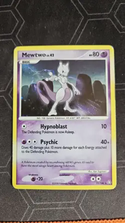 Mewtwo Holo Legends Awakened Rare Pokemon Card 11/146 MP - Image 1