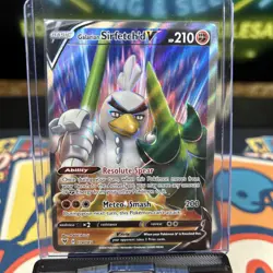 Galarian Sirfetch'd V 174/185 Full Art Ultra Rare Vivid Voltage Pokemon Card - Image 1