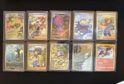 Pokemon V FA and EX Cards Lot Of 12 NM - Image 1