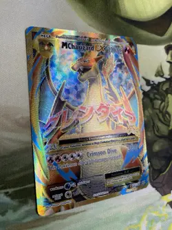 M Charizard EX (Full Art) 101/108 Evolutions Holo Pokemon TCG Card - Image 1