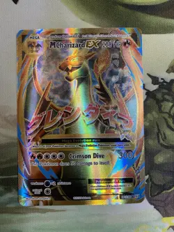 M Charizard EX (Full Art) 101/108 Evolutions Holo Pokemon TCG Card - Image 2